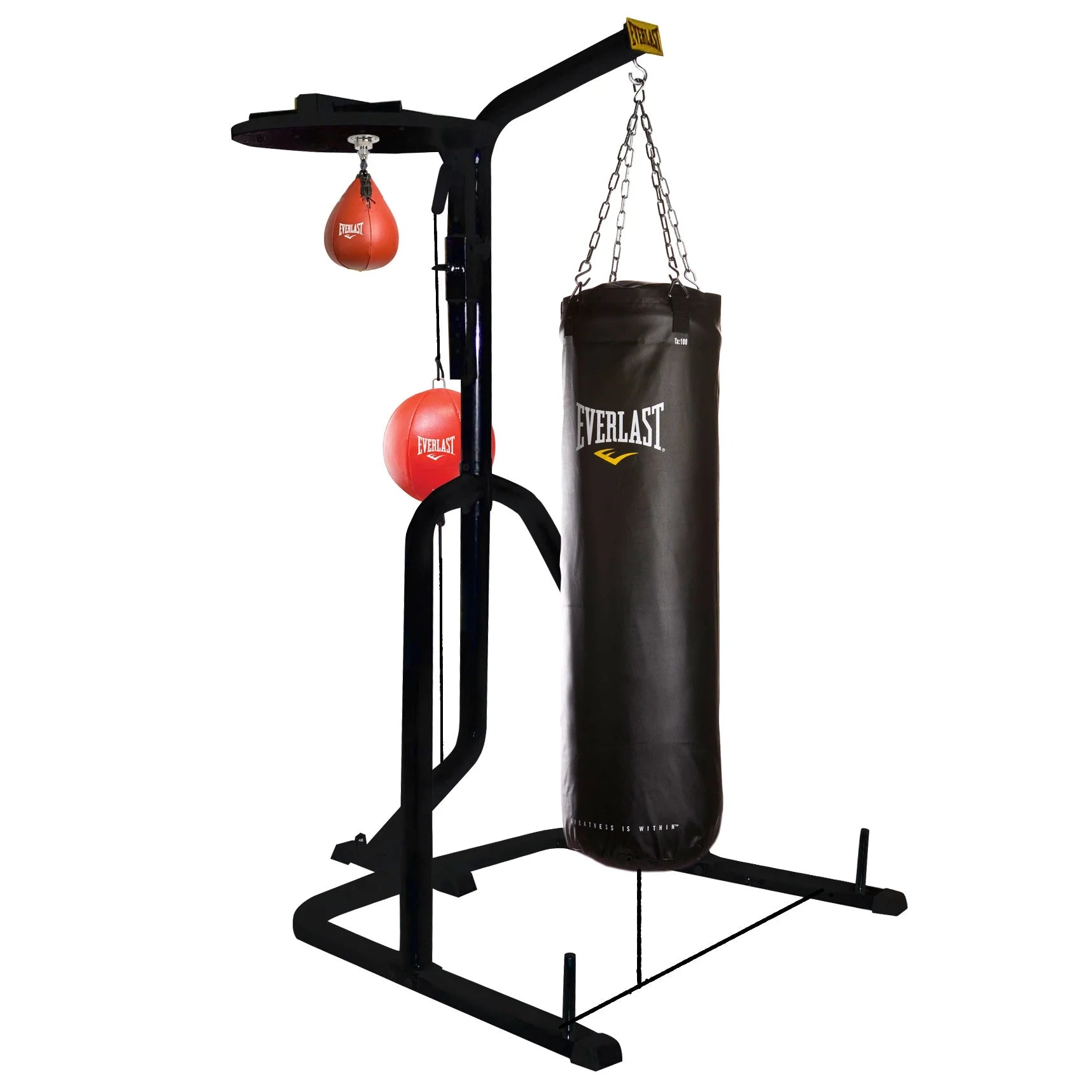 Three-Station Heavy Duty Punching Bag Stand