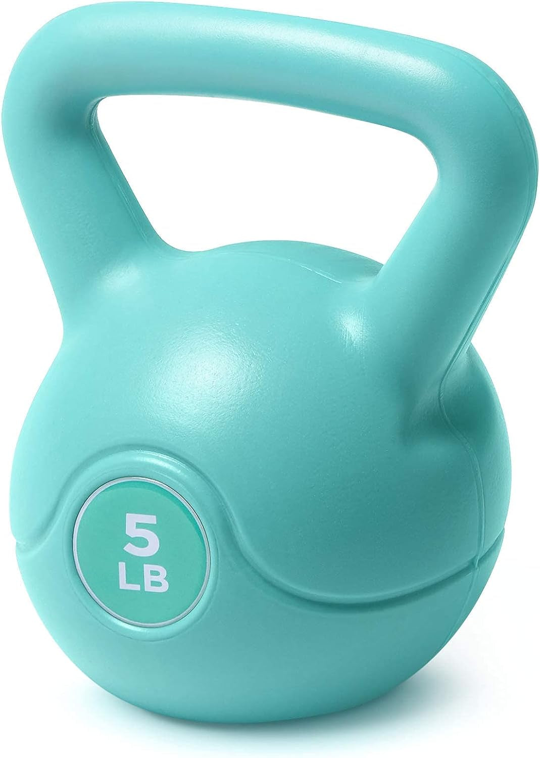 , Kettlebell Weights, Easy Grip Weights for Total Body Fitness Training, 5Lb (MIN-T)